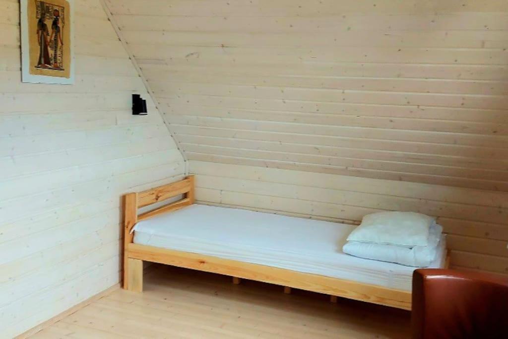 Ferienhaus“ Blaues Wunder“ Am Wasser Mit Grill Nowe Warpno Exterior foto