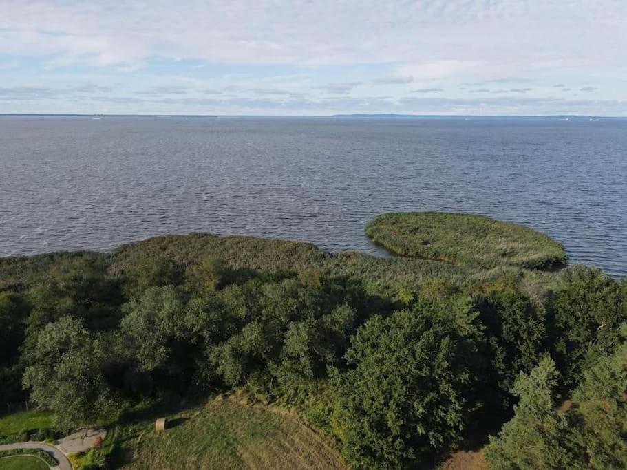 Ferienhaus“ Blaues Wunder“ Am Wasser Mit Grill Nowe Warpno Exterior foto